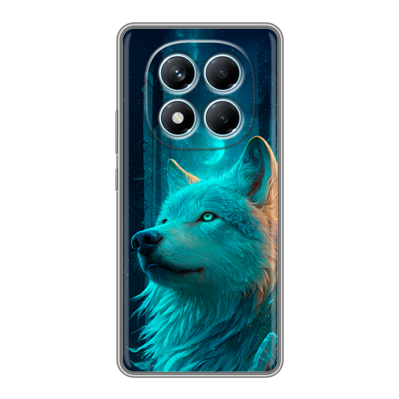 Силиконовый чехол на Redmi Note 14 Pro 4G с принтом бабочки саккура Силиконовый чехол на Redmi Note 14 Pro 4G с принтом бабочки саккура
