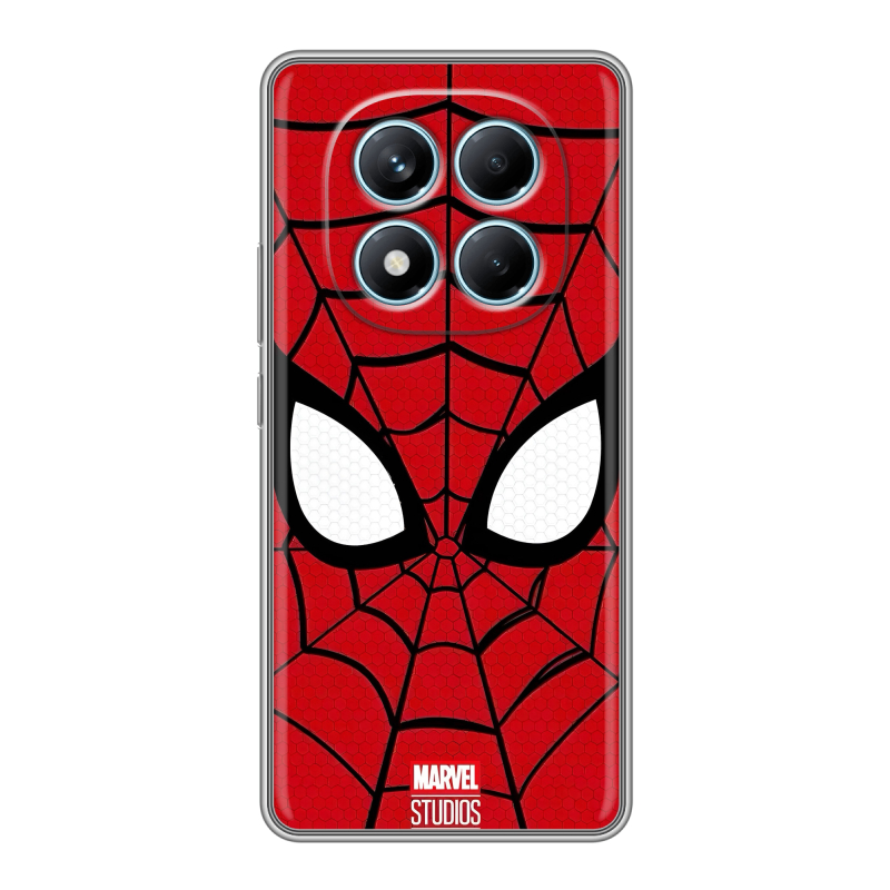Силиконовый чехол на Redmi Note 14 Pro 4G с принтом человек паук spiderman Силиконовый чехол на Redmi Note 14 Pro 4G с принтом человек паук spiderman