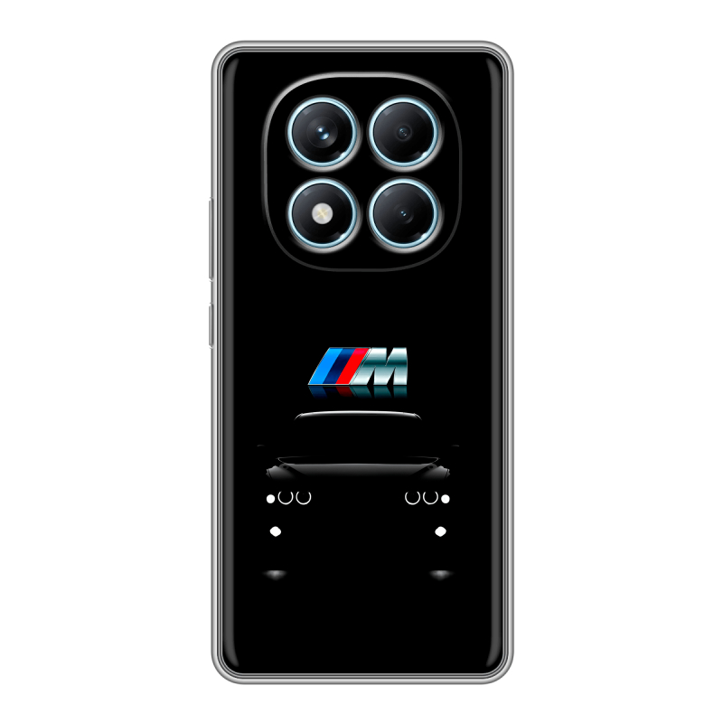 Силиконовый чехол на Redmi Note 14 Pro 4G с принтом БМВ BMW Силиконовый чехол на Redmi Note 14 Pro 4G с принтом БМВ BMW