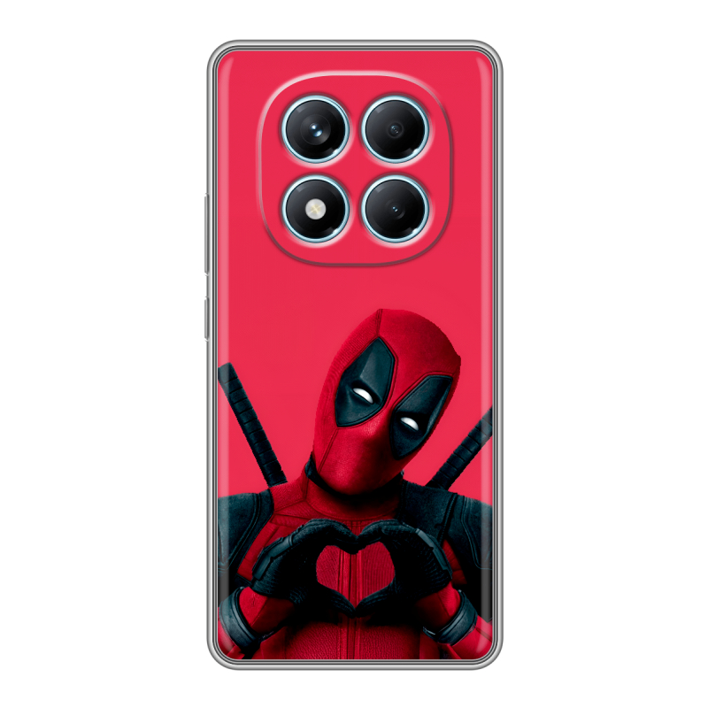 Силиконовый чехол на Redmi Note 14 Pro 4G с принтом Дедпул Deadpool Силиконовый чехол на Redmi Note 14 Pro 4G с принтом Дедпул Deadpool