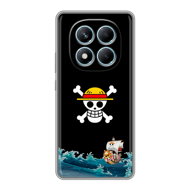 Силиконовый чехол на Redmi Note 14 Pro 4G с принтом One Piece Ван Пис Силиконовый чехол на Redmi Note 14 Pro 4G с принтом One Piece Ван Пис