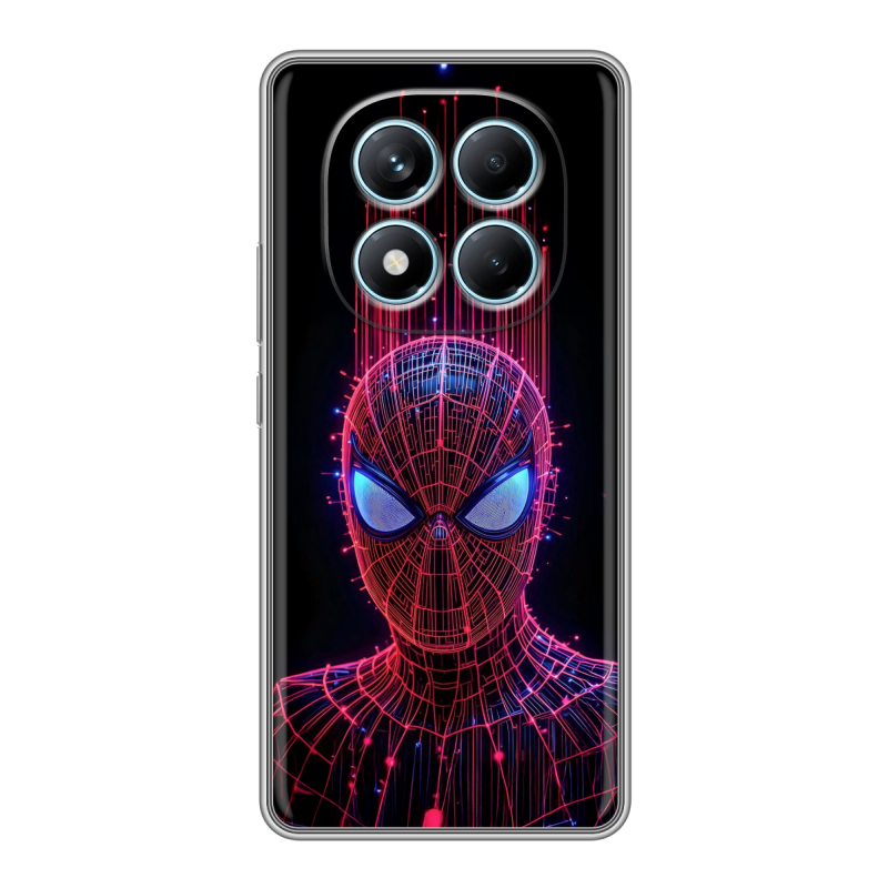 Силиконовый чехол на Redmi Note 14 Pro 4G с принтом Spiderman Человек паук Силиконовый чехол на Redmi Note 14 Pro 4G с принтом Spiderman Человек паук