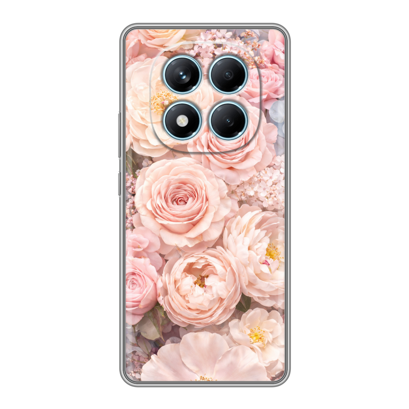 Силиконовый чехол на Redmi Note 14 Pro 4G с принтом женский Силиконовый чехол на Redmi Note 14 Pro 4G с принтом женский