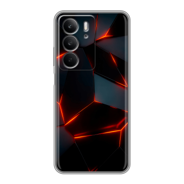 Силиконовый чехол на Realme C75 с принтом Яркие абстракции Силиконовый чехол на Realme C75 с принтом Яркие абстракции