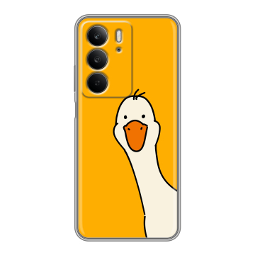 Силиконовый чехол на Realme C75 с принтом Утка