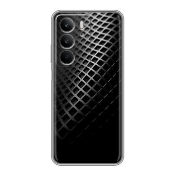 Силиконовый чехол на Realme C75 с принтом Текстура металла Силиконовый чехол на Realme C75 с принтом Текстура металла