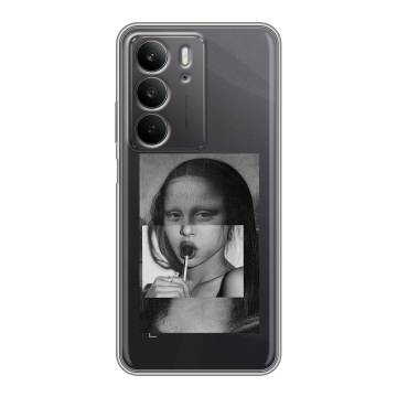 Силиконовый чехол на Realme C75 с принтом Мона Лиза