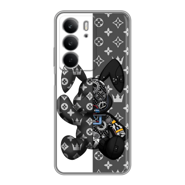 Силиконовый чехол на Realme C75 с принтом Луи робот Силиконовый чехол на Realme C75 с принтом Луи робот
