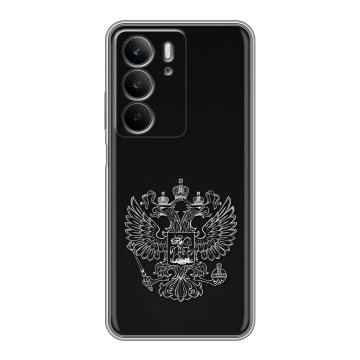 Силиконовый чехол на Realme C75 с принтом Герб России Силиконовый чехол на Realme C75 с принтом Герб России