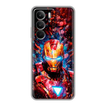 Силиконовый чехол на Realme C75 с принтом Железный человек Ironman