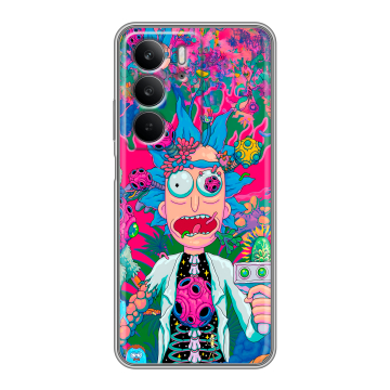 Силиконовый чехол на Realme C75 с принтом Рик и Морти Rick Morty