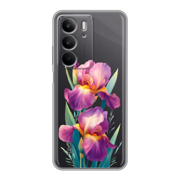 Силиконовый чехол на Realme C75 с принтом Цветы орхидеи Силиконовый чехол на Realme C75 с принтом Цветы орхидеи