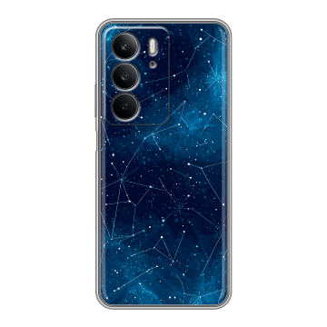 Силиконовый чехол на Realme C75 с принтом Космос звезды Силиконовый чехол на Realme C75 с принтом Космос звезды