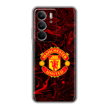 Силиконовый чехол на Realme C75 с принтом Manchester United Силиконовый чехол на Realme C75 с принтом Manchester United