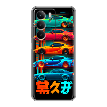 Силиконовый чехол на Realme C75 с принтом машины тачки Силиконовый чехол на Realme C75 с принтом машины тачки