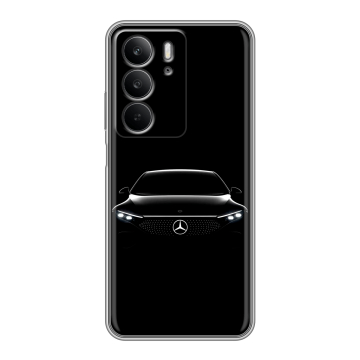 Силиконовый чехол на Realme C75 с принтом Mercedes Мерседес Силиконовый чехол на Realme C75 с принтом Mercedes Мерседес