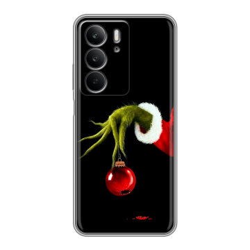 Силиконовый чехол на Realme C75 с принтом Новый год Гринч Силиконовый чехол на Realme C75 с принтом Новый год Гринч