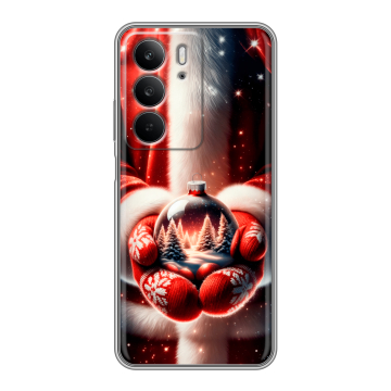 Силиконовый чехол на Realme C75 с принтом Новый год Силиконовый чехол на Realme C75 с принтом Новый год