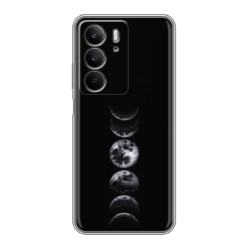 Силиконовый чехол на Realme C75 с принтом женский