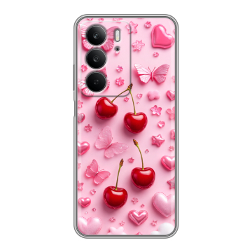 Силиконовый чехол на Realme C75 с принтом для девочек Силиконовый чехол на Realme C75 с принтом для девочек