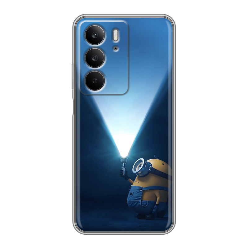 Силиконовый чехол на Realme C75 с принтом Миньоны Силиконовый чехол на Realme C75 с принтом Миньоны