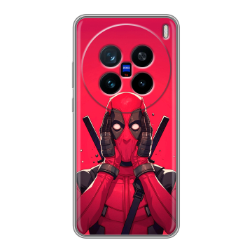 Силиконовый чехол на Vivo X200 с принтом Дедпул Deadpool