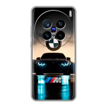 Силиконовый чехол на Vivo X200 с принтом БМВ BMW Силиконовый чехол на Vivo X200 с принтом БМВ BMW