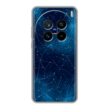 Силиконовый чехол на Vivo X200 с принтом Космос звезды