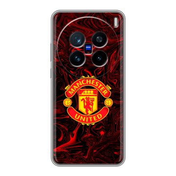 Силиконовый чехол на Vivo X200 с принтом Manchester United