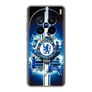 Силиконовый чехол на Vivo X200 с принтом Chelsea Челси