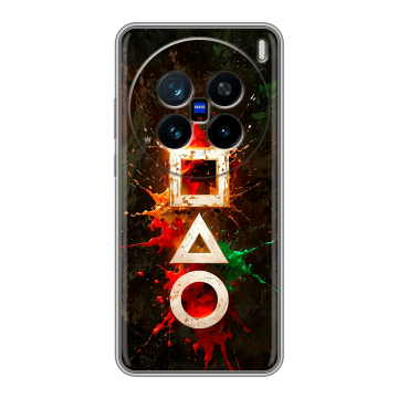 Силиконовый чехол на Vivo X200 с принтом Squid Game Игра кальмара