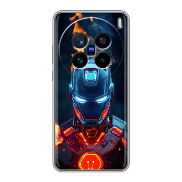 Силиконовый чехол на Vivo X200 с принтом IronMan Железный человек