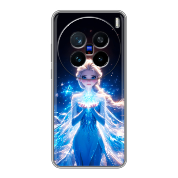 Силиконовый чехол на Vivo X200 с принтом Холодное сердце Frozen