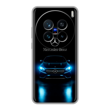 Силиконовый чехол на Vivo X200 с принтом Mercedes Мерседес