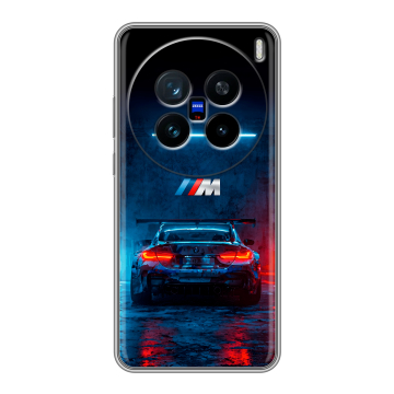 Силиконовый чехол на Vivo X200 с принтом BMW БМВ