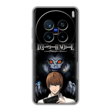 Силиконовый чехол на Vivo X200 с принтом Death note Тетрадь смерти