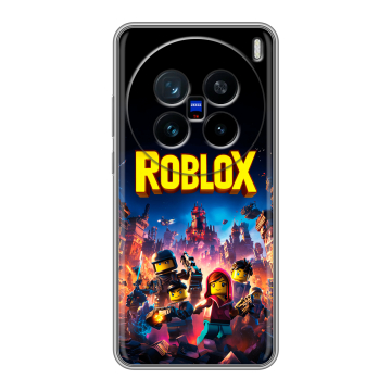 Силиконовый чехол на Vivo X200 с принтом Roblox Роблокс