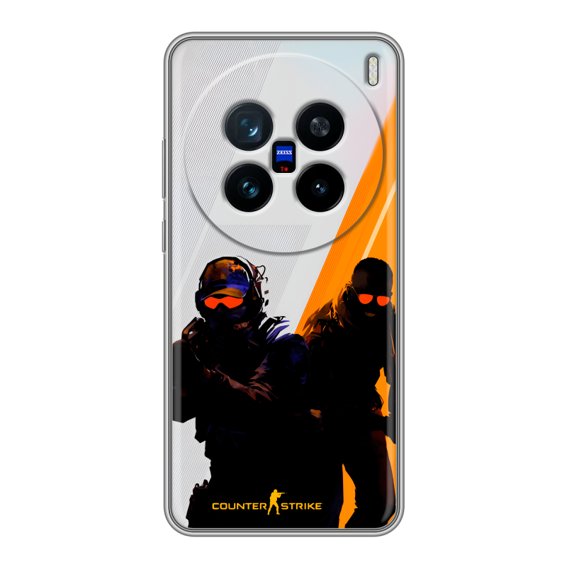 Силиконовый чехол на Vivo X200 с принтом Контер страйк Counter strike Силиконовый чехол на Vivo X200 с принтом Контер страйк Counter strike