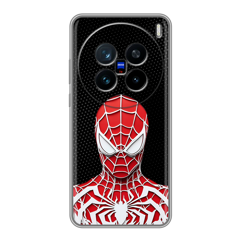 Силиконовый чехол на Vivo X200 с принтом человек паук spiderman Силиконовый чехол на Vivo X200 с принтом человек паук spiderman