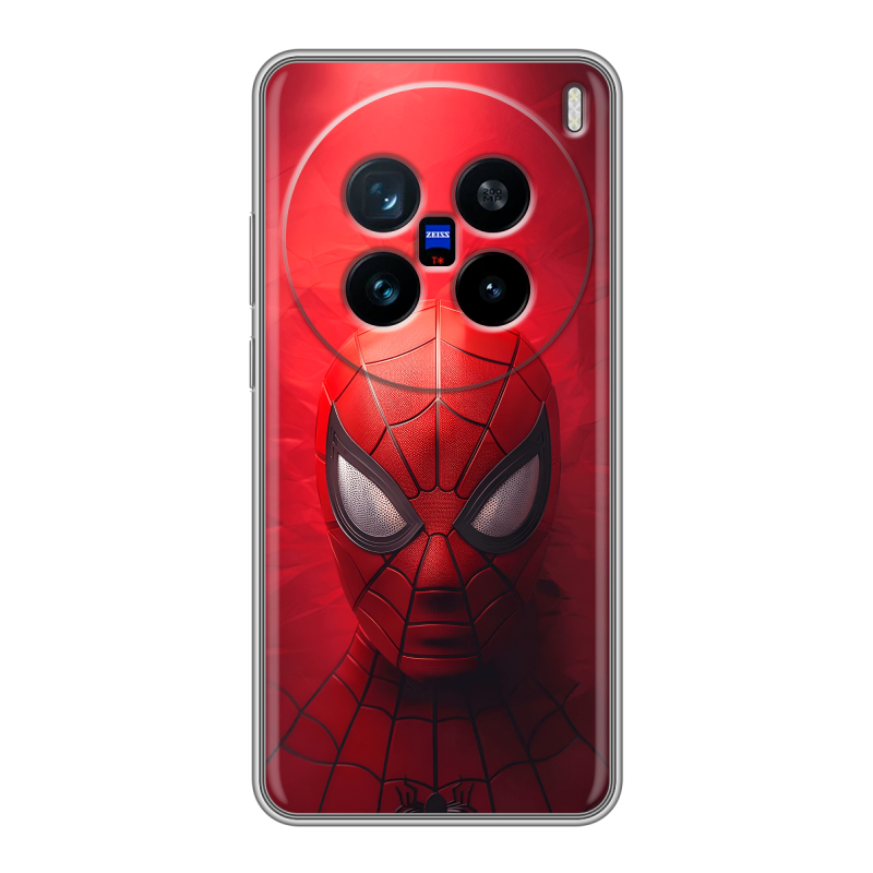 Силиконовый чехол на Vivo X200 с принтом Spiderman Человек паук Силиконовый чехол на Vivo X200 с принтом Spiderman Человек паук