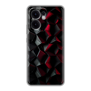 Силиконовый чехол на OPPO Reno13 F с принтом Абстракция Силиконовый чехол на OPPO Reno13 F с принтом Абстракция