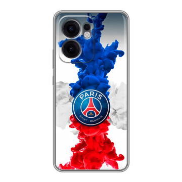 Силиконовый чехол на OPPO Reno13 F с принтом PSG ПСЖ