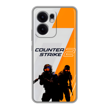 Силиконовый чехол на OPPO Reno13 F с принтом Counter Strike Силиконовый чехол на OPPO Reno13 F с принтом Counter Strike