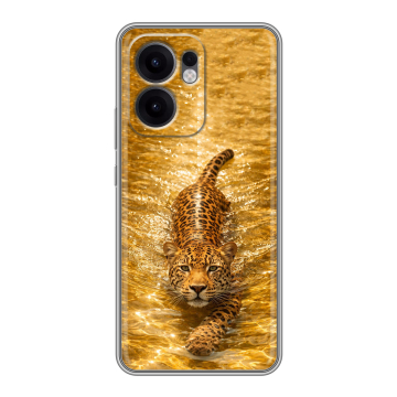 Силиконовый чехол на OPPO Reno13 F с принтом женский