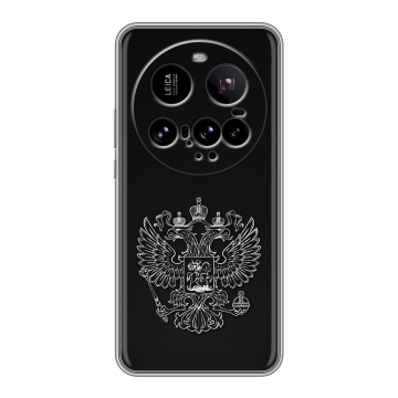 Силиконовый чехол на Xiaomi 15 Ultra с принтом Герб России Силиконовый чехол на Xiaomi 15 Ultra с принтом Герб России