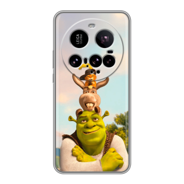 Силиконовый чехол на Xiaomi 15 Ultra с принтом Шрек Shrek