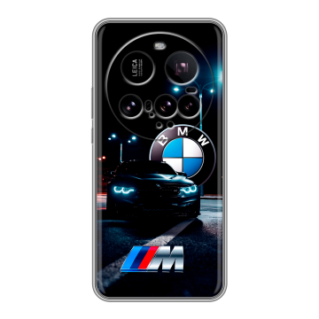 Силиконовый чехол на Xiaomi 15 Ultra с принтом БМВ BMW Силиконовый чехол на Xiaomi 15 Ultra с принтом БМВ BMW
