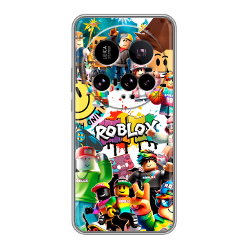 Силиконовый чехол на Xiaomi 15 Ultra с принтом Roblox Роблокс Силиконовый чехол на Xiaomi 15 Ultra с принтом Roblox Роблокс