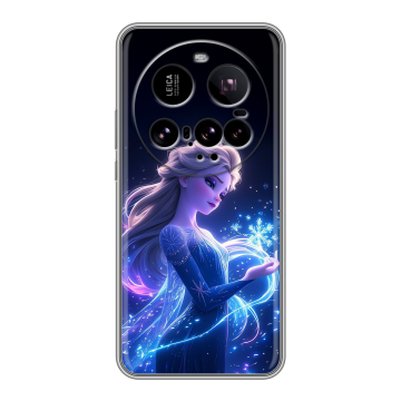 Силиконовый чехол на Xiaomi 15 Ultra с принтом Холодное сердце Frozen