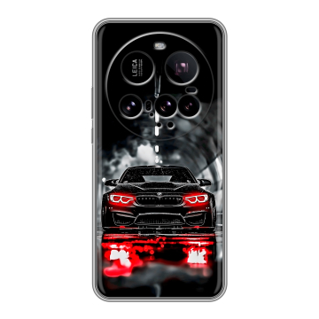 Силиконовый чехол на Xiaomi 15 Ultra с принтом BMW БМВ Силиконовый чехол на Xiaomi 15 Ultra с принтом BMW БМВ